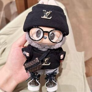 Labubu clothes – Cool Labubu Outfit | All-Black Trendy Designer Set